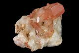 Natural, Red Quartz Crystal Cluster - Morocco #142932-1